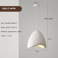 Nordique Suspension LED pour Salle à Manger - Collection Wabi Sabi