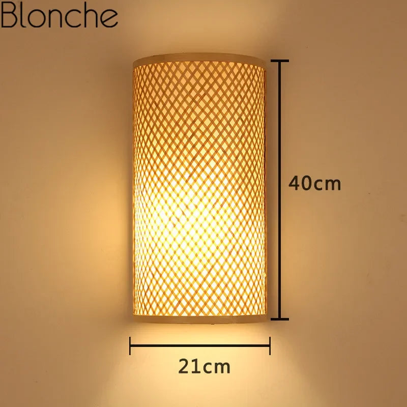 Appliques murales traditionnelles en bambou - Collection Rétro Chic