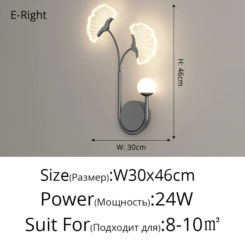 Applique murale LED Full Spectrum : Protection des Yeux, Tricolore & Créative