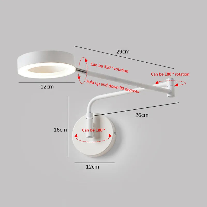 Applique murale télescopique Led