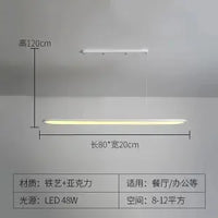 Lustre Suspension LED Design Minimaliste - Lumière Élégante
