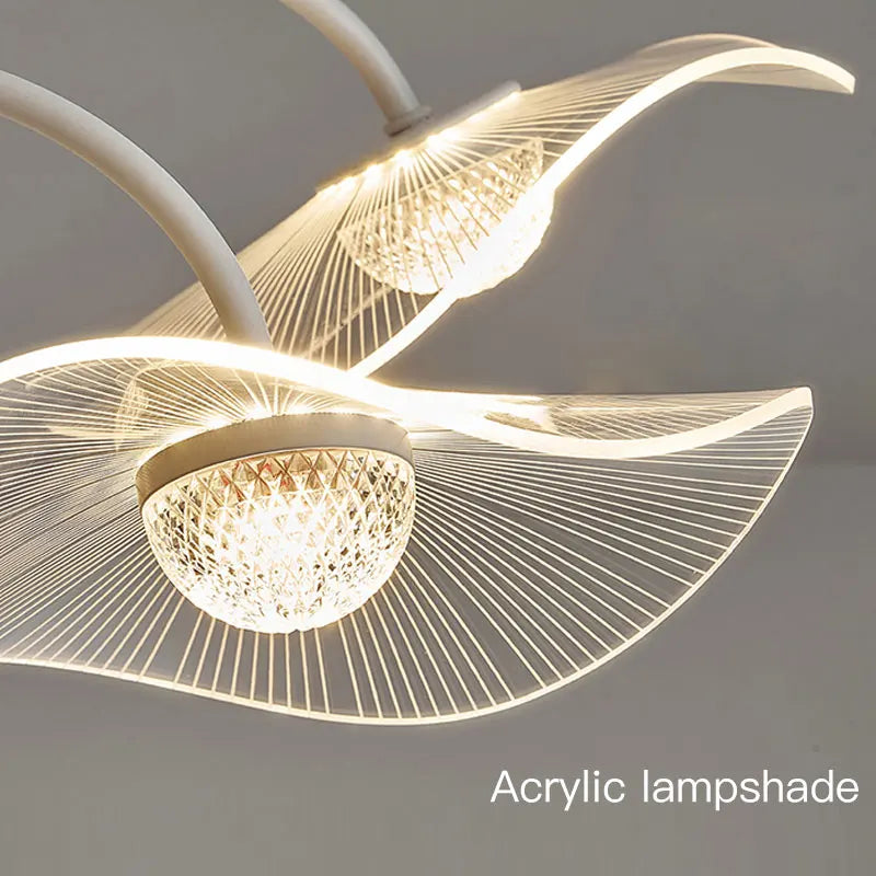 Lustre de salon moderne blanc décor à la maison LED suspendu pour hall chambre Loft salle à manger cuisine