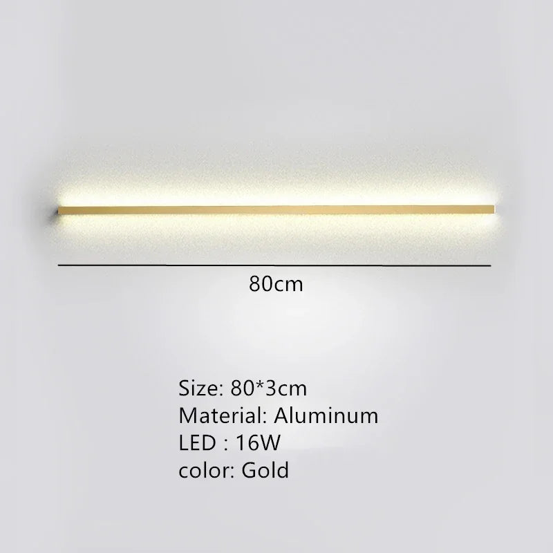 Applique Murale LED Moderne avec Interrupteur de Gradation - Idéal pour une Décoration Élégante