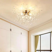 Plafonnier Nordique en Cristal Forme Pissenlit Lustre Moderne Décoratif - Collection Scandi Dandelion