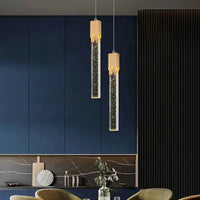 Suspension de luxe pour chambre moderne avec Led cristal