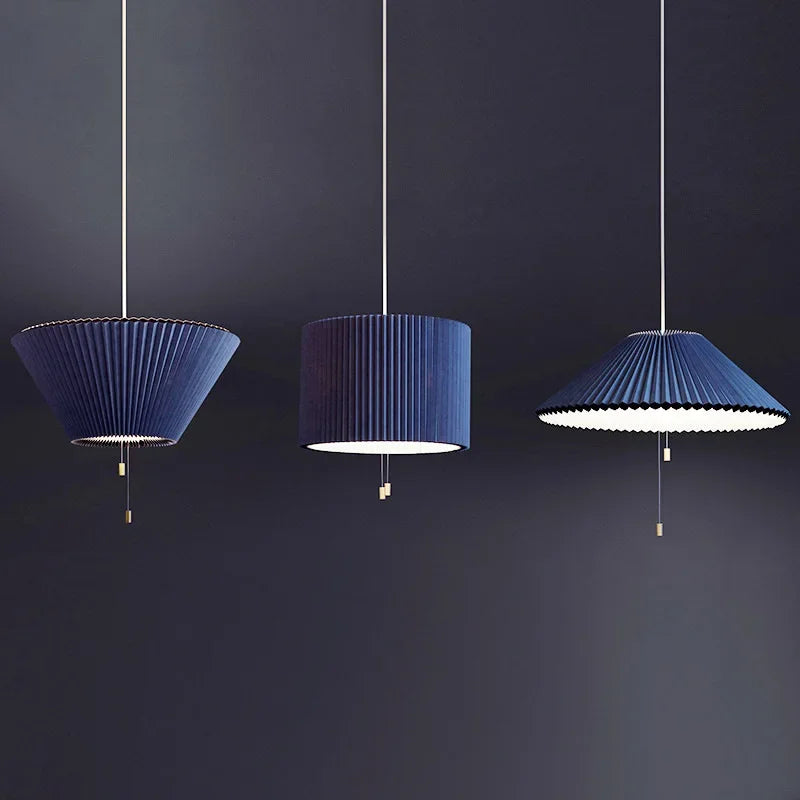 Lustres LED Suspensions Plissées Art Design - Déco Maison