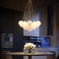 Lustre Boule de Verre Moderne LED Suspension Nordique Suspendu - Édition Lumière Design