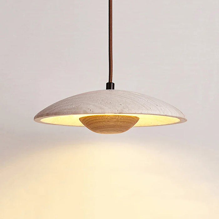 Suspension LED en pierre naturelle pour un style scandinave moderne