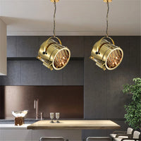 Lustre LED industriel nordique en métal de qualité supérieure