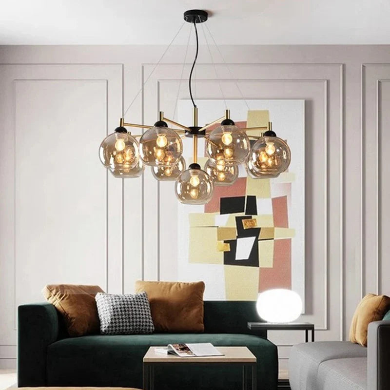 Lustre Moderne à LED pour un Éclairage Intérieur Suspendu