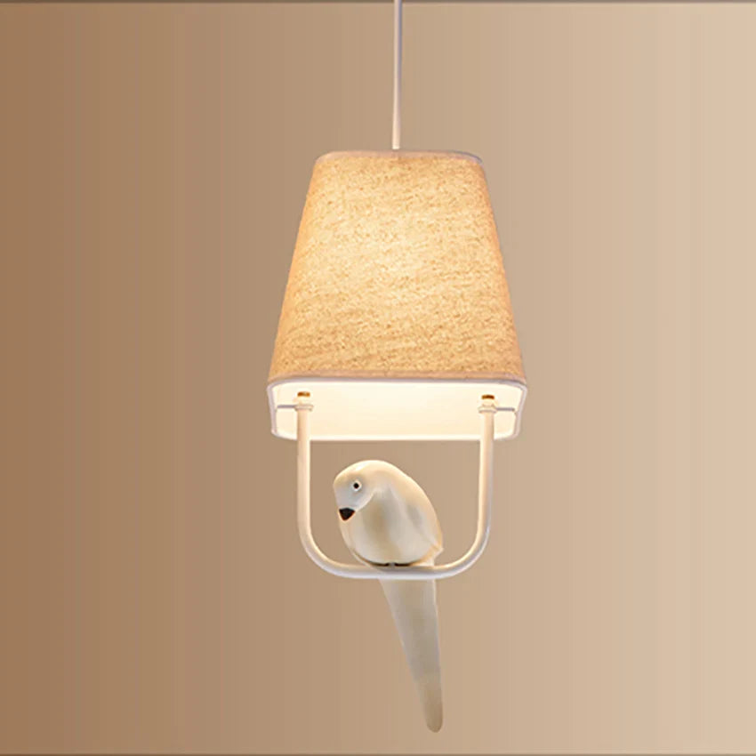 Lustre japonais "Oiseau en suspension"