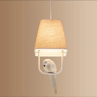 Lustre japonais "Oiseau en suspension"