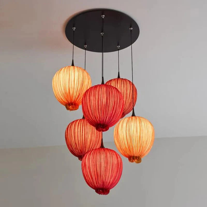 Lanterne chinoise suspendue classique décorative