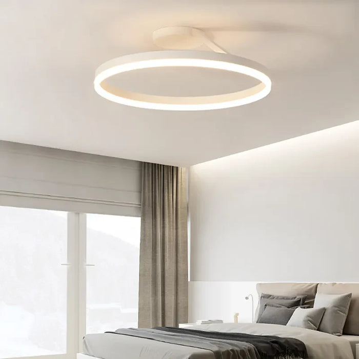 Lustre LED Anello: Design Épuré et Polyvalent