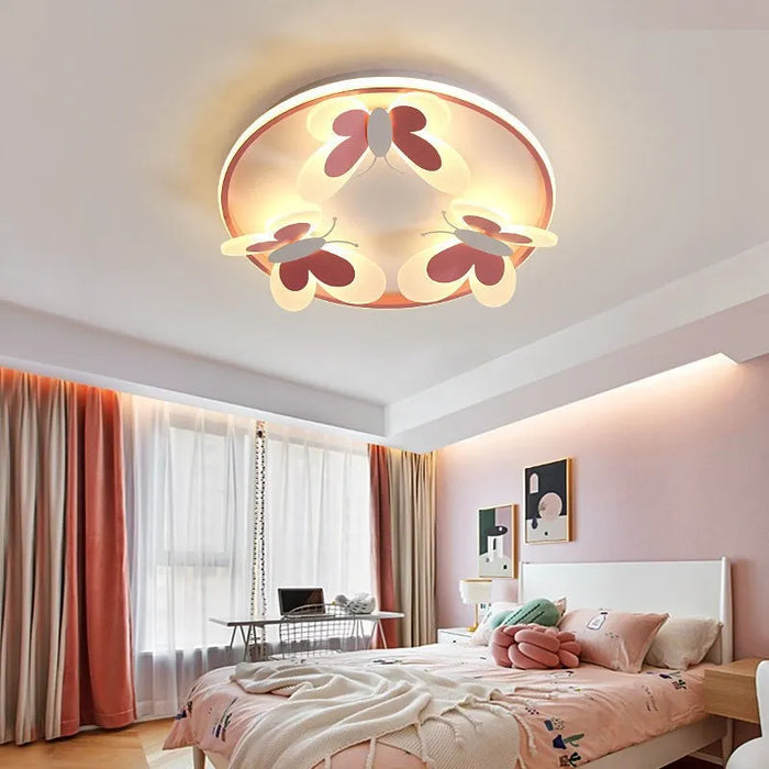 Plafonnier Papillon Décoratif pour Enfants - Lampes Créatives d'Intérieur