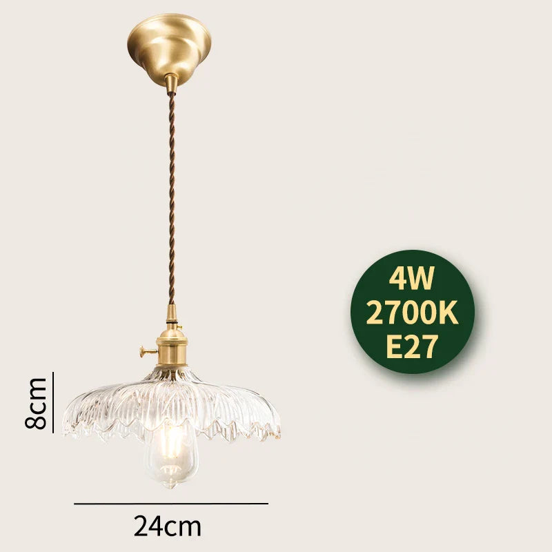 Suspension Diamond Glass LED Nordic Modern