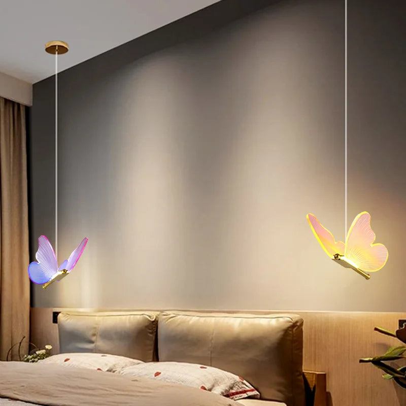 Suspension LED moderne en acrylique avec 3 couleurs - LuminaBloc™