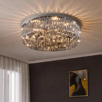 Lustre en Cristal LED de Luxe pour Décoration Intérieure Prestigieuse