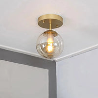 Plafonnier LED en verre - Style Moderne