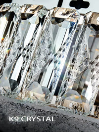 Plafonnier LED de luxe en cristal et design moderne - Édition 2024