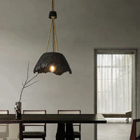 Lustre Nordique Wabi Sabi Imitation Bois Design Exclusif - Décoration Maison