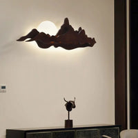 Applique murale Zen thé en bois massif