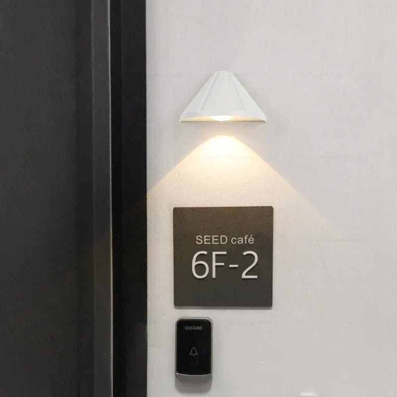 Applique murale LED étanche pour intérieur et extérieur, lumière IP65