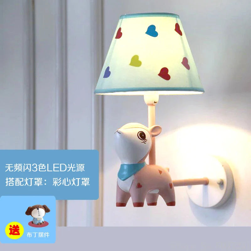 Applique Murale Licorne LED - Décor Nordique Anime