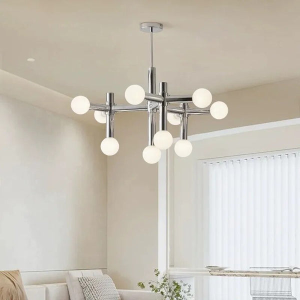Suspension Chromées : Design Moderne et Créatif
