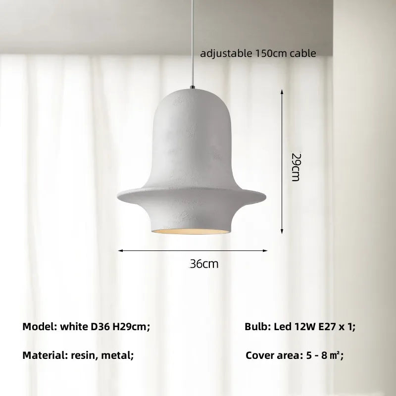 Suspension Rétro Loft E27 Wabi Sabi Led pour Bar Maison et Déco
