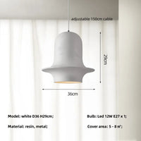 Suspension Rétro Loft E27 Wabi Sabi Led pour Bar Maison et Déco