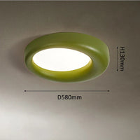 Plafonnier Led de Style Nordique Crème