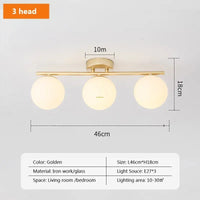Lustre nordique en fer et verre pour une décoration moderne et créative