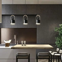 Lustre Macaron Nordic Design en Bois Brut et LED