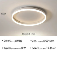 Plafonnier LED Moderne pour Salon, Salle à Manger, Cuisine et Chambre