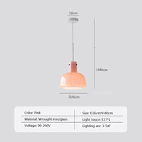 Suspension LED en verre au style nordique - Nordic Glow