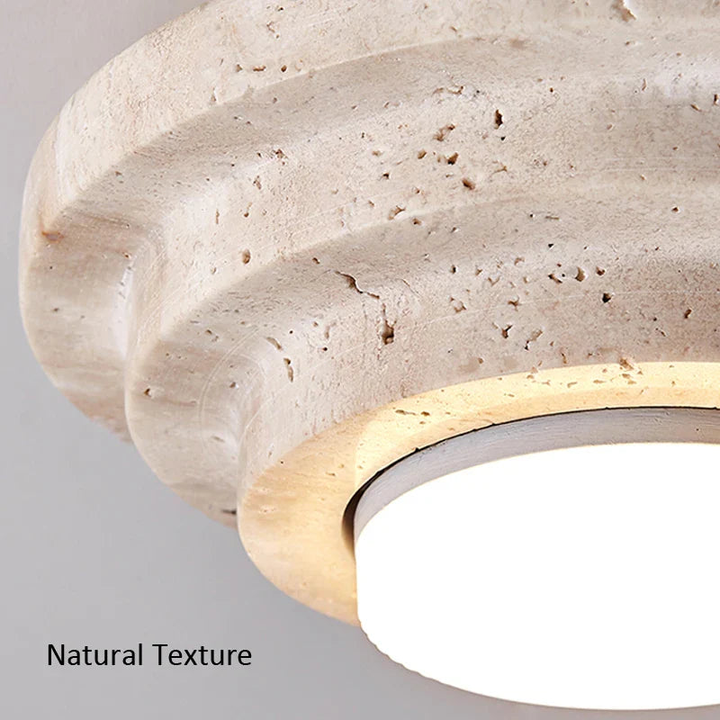 Plafonnier en marbre naturel - Élégance ultime
