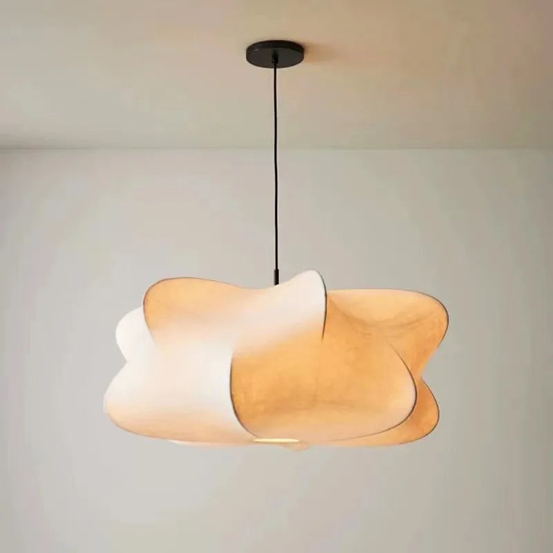 Suspension Cirrus nordique minimaliste en soie style japonais par West Elm