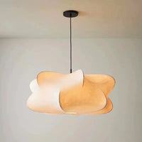 Suspension Cirrus nordique minimaliste en soie style japonais par West Elm