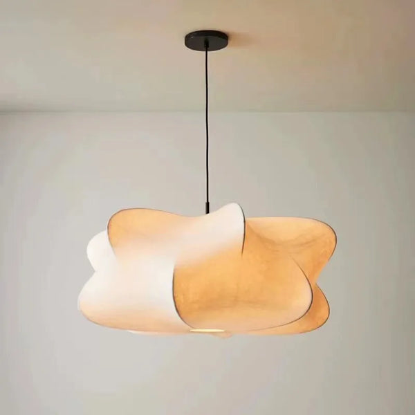 Suspension Cirrus nordique minimaliste en soie style japonais par West Elm