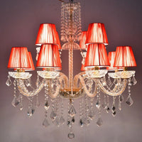 Lustre en cristal européen pour un éclairage élégant et raffiné
