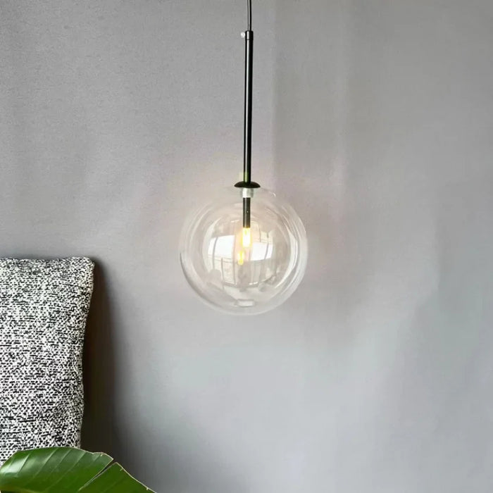 Lustre Boule de Verre LED Pour Décoration Intérieure