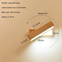 Lustre LED NordicWood au Design Moderne