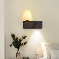Applique murale LED d'intérieur moderne avec port USB