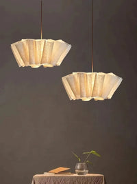 Lustre en tissu fait à la main pour éclairage intérieur - Collection Nordique Vintage