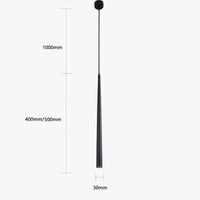 SuspensionCône LED Long Tube Acrylic Bubble Light