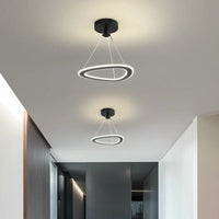 Lustre Nordique Épuré pour Balcon Bar Restaurant LED