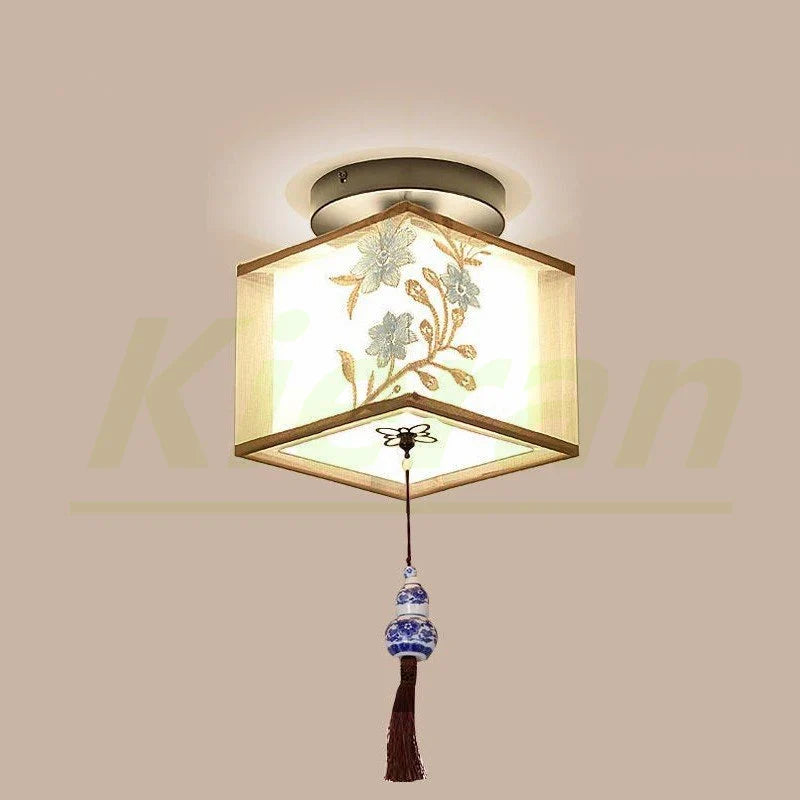 Plafonnier LED Moderne Lotus Oiseau pour Hôtel KTV