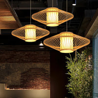 Lustre Bambou Tendance Zen Loft Japonais - Intérieur Élégant