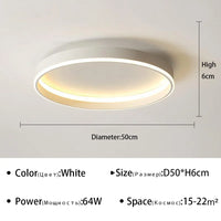 Lustre Nordique Moderne à LED pour un Intérieur Décoratif